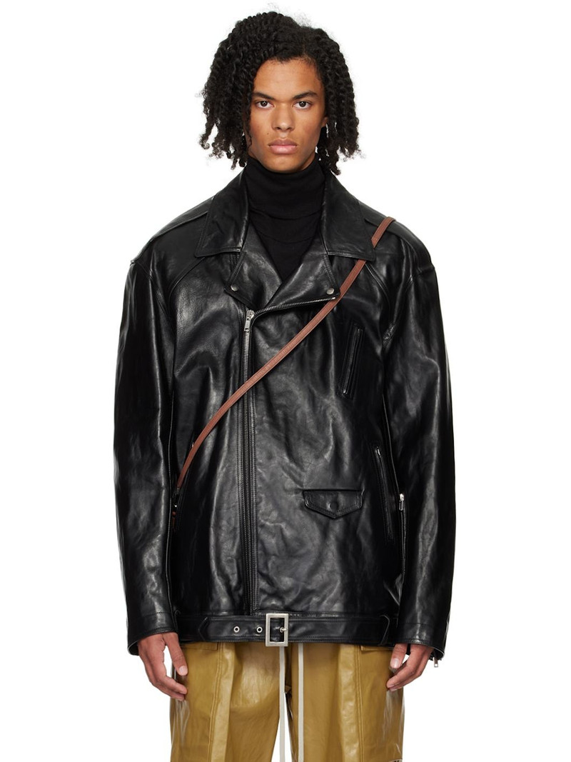 Black Porterville Jumbo Luke Stooges Leather Jacket 1
