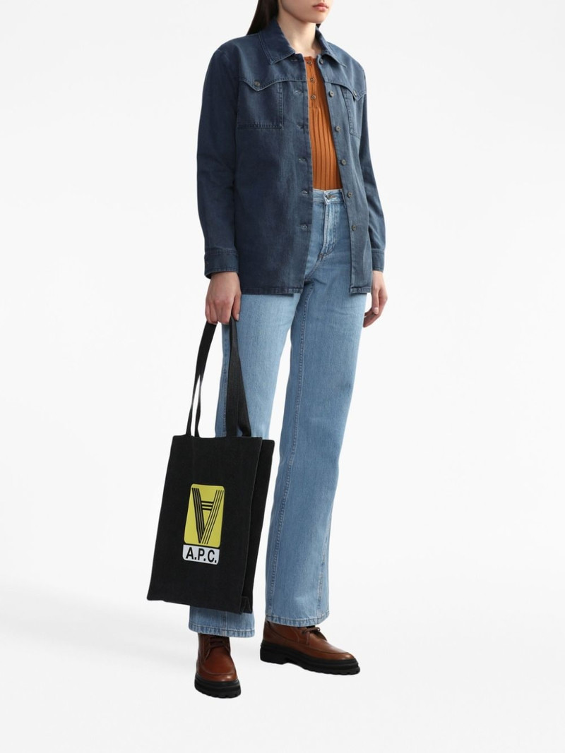 A.P.C. Joann belted denim jacket outlook