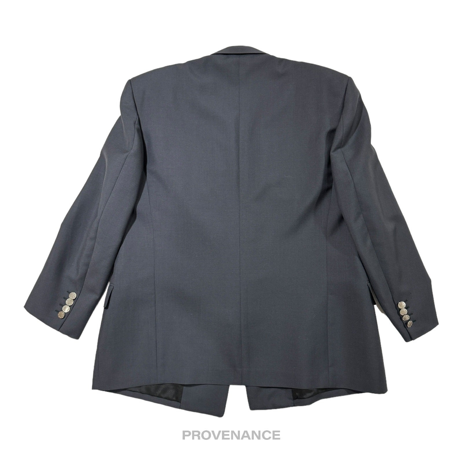 Givenchy Double Breasted Peak Lapel Jacket - Navy 38 - 4