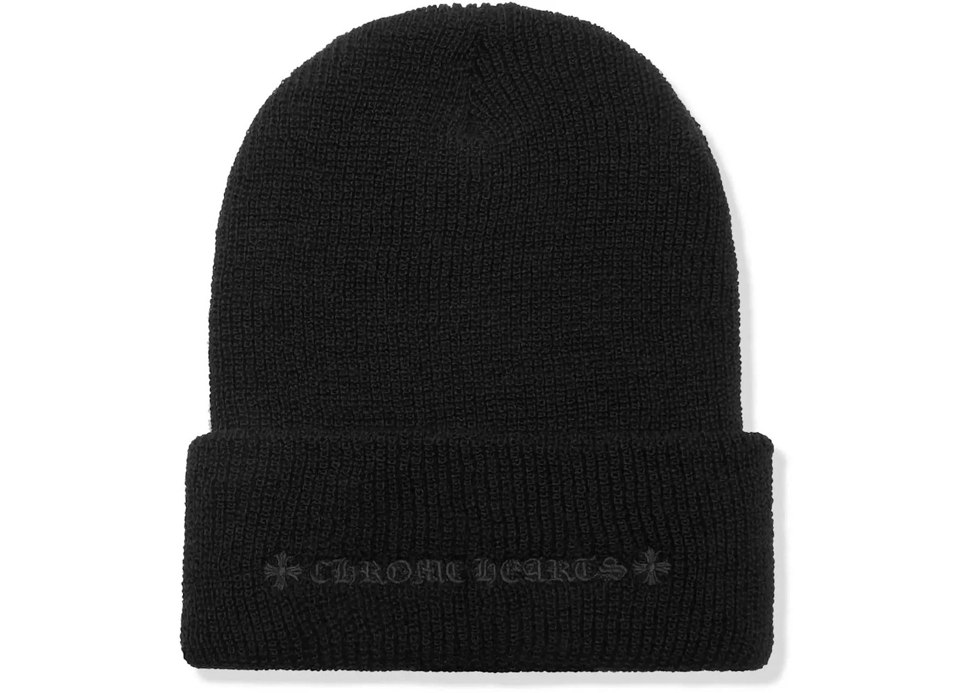 Chrome Hearts Plus Cross Beanie Black - 2