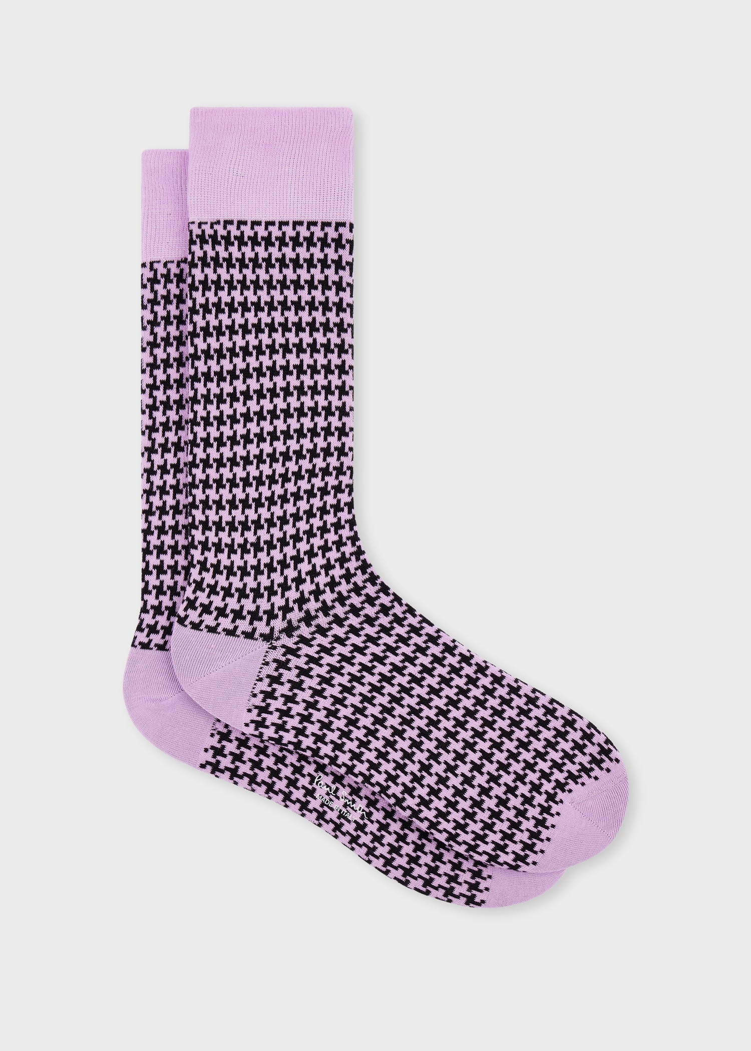 Lilac Gingham Socks - 1