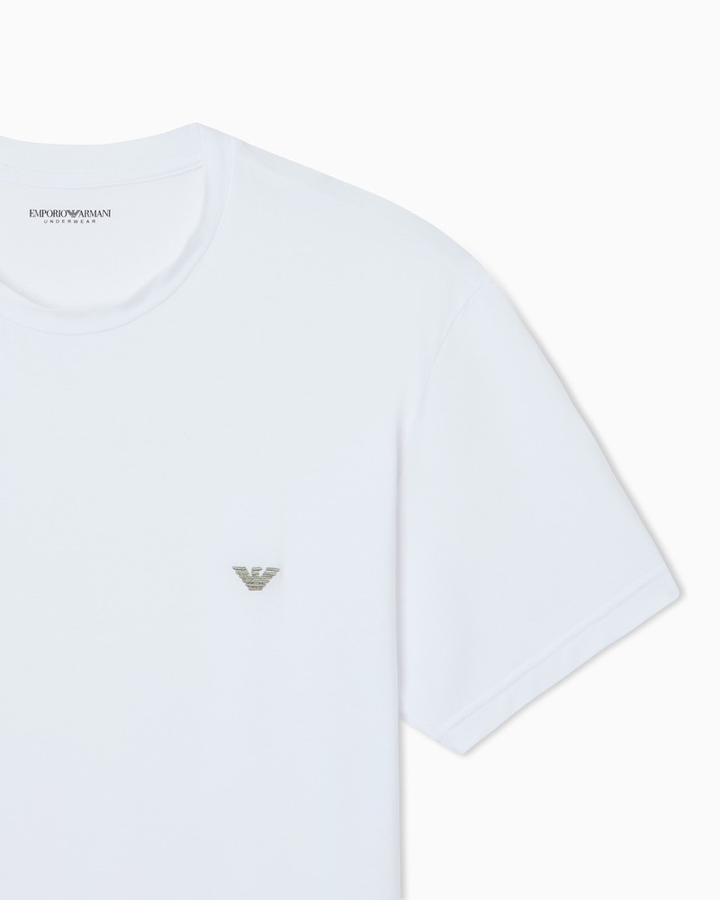 EMPORIO ARMANI FITTED LOUNGEWEAR T-SHIRT IN SOFT MODAL outlook