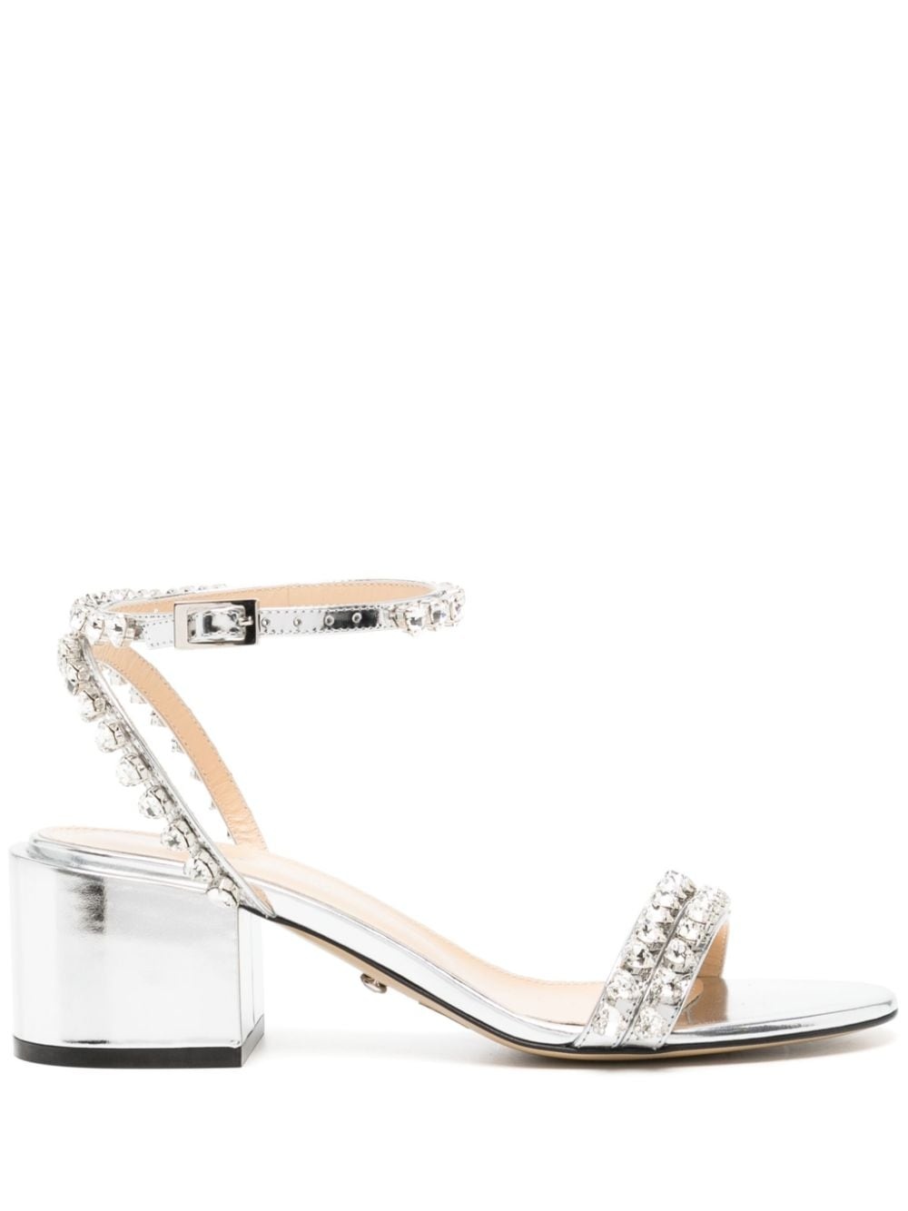 Audrey crystal-embellished sandals - 1