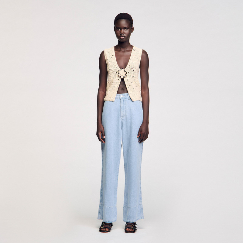Sandro CROCHET VEST outlook