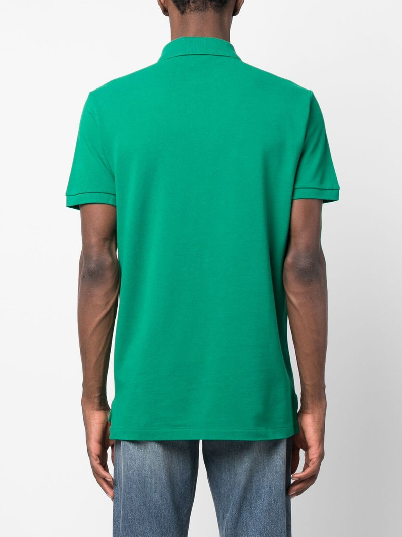 logo-embroidered polo shirt 4