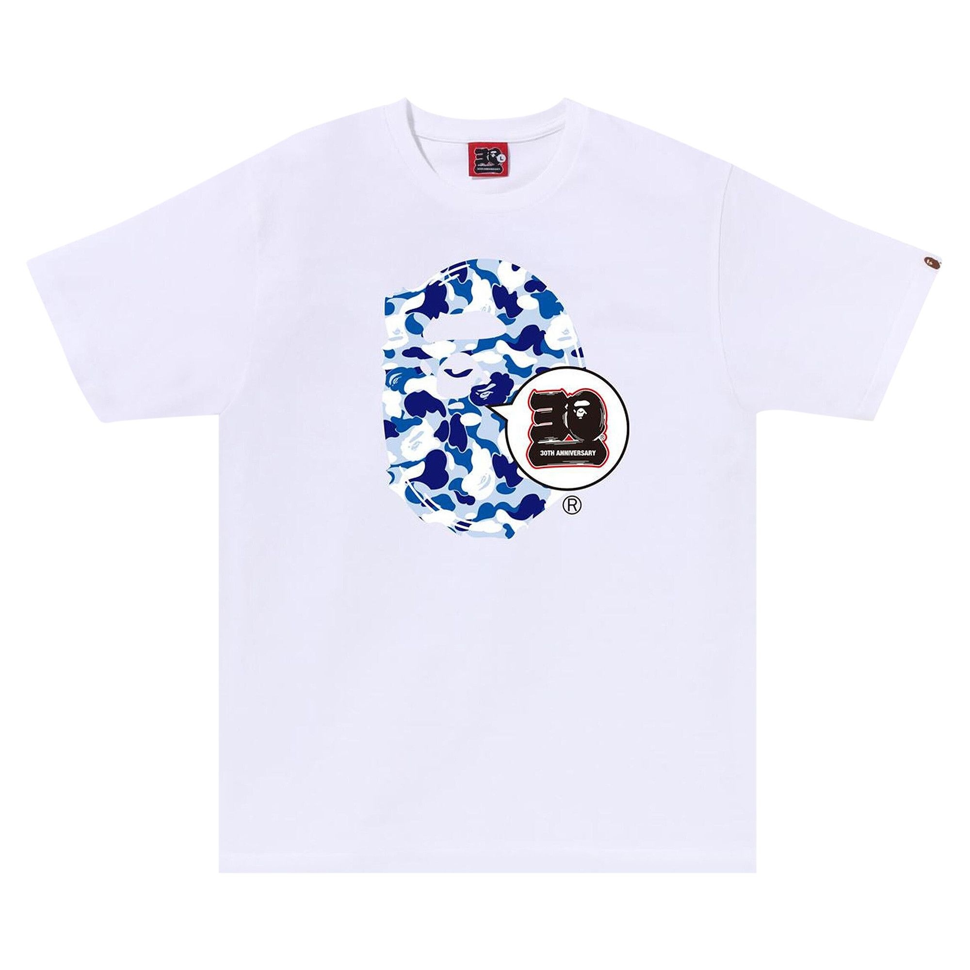 BAPE Store Nagoya 30th Anniversary Ape Head Tee Set 'White' - 1