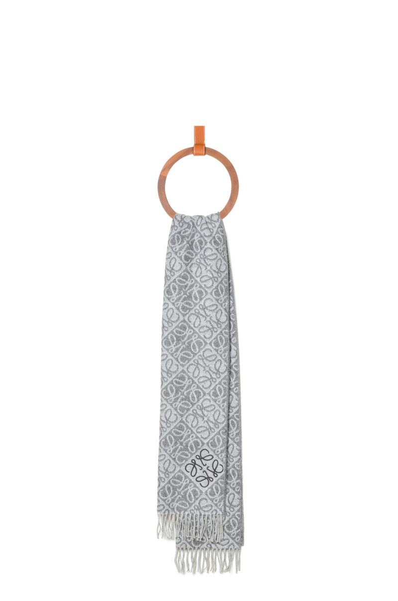 Loewe Anagram scarf in wool and cashmere outlook