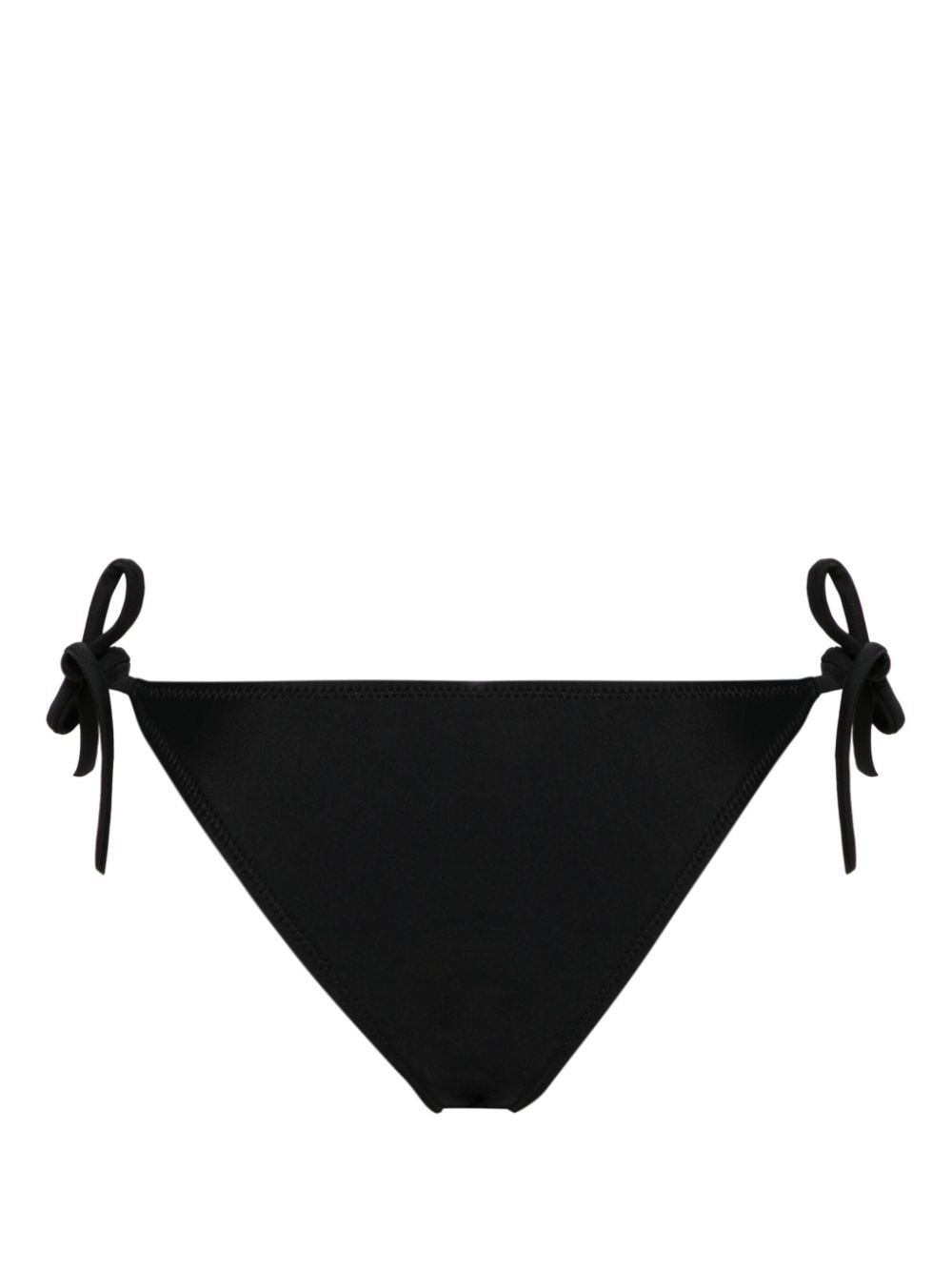 logo-print tied bikini bottom - 2