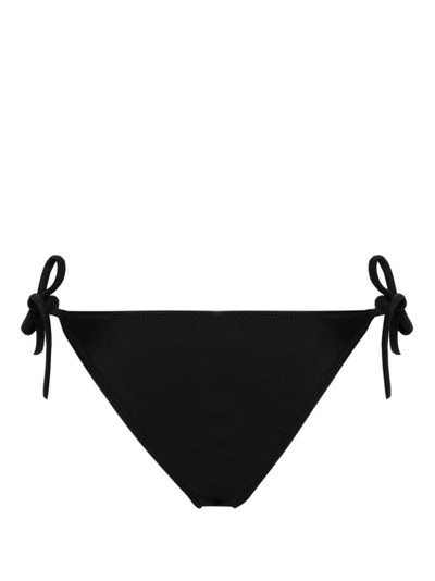 VETEMENTS logo-print tied bikini bottom outlook