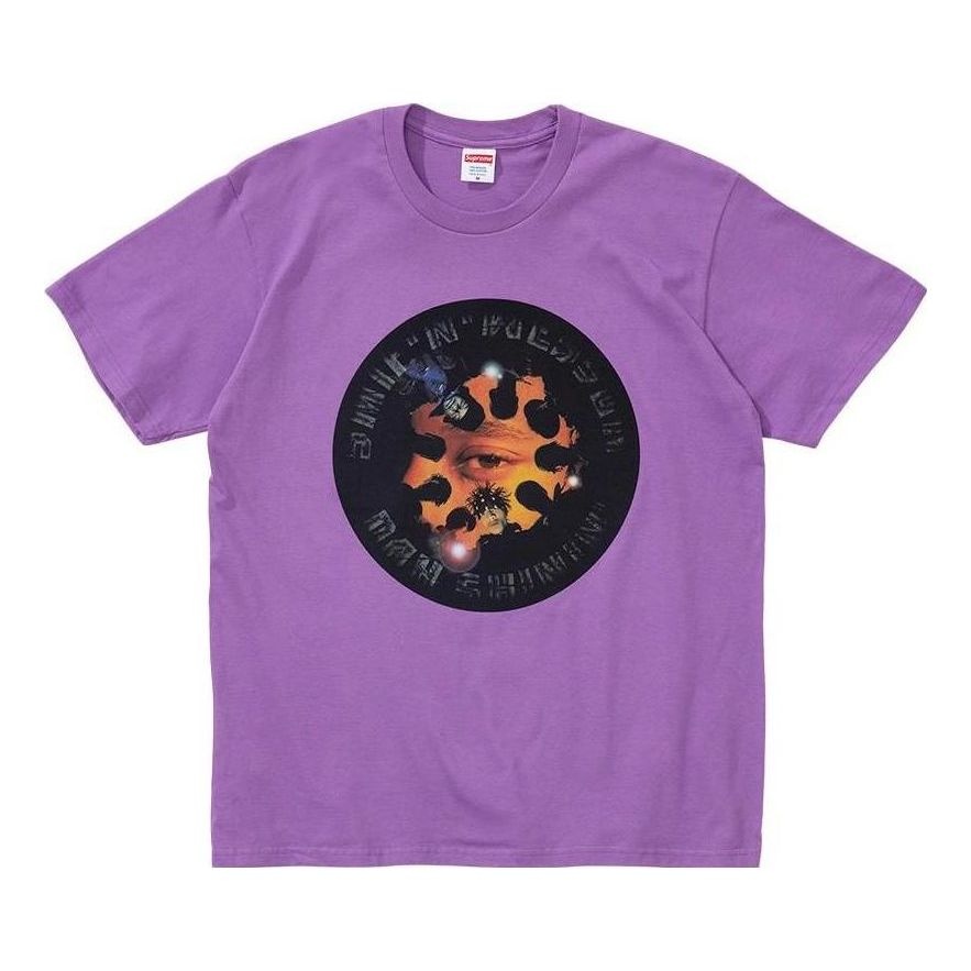 Supreme x Duck Down Music Dah Shinin T-Shirt 'Purple Black' SUP-FW22-596 - 1