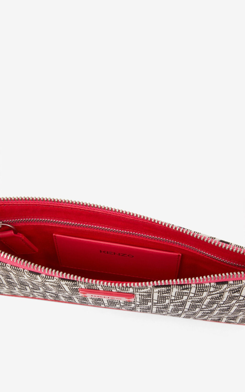 Jacquard Courier pouch with fob pocket 3