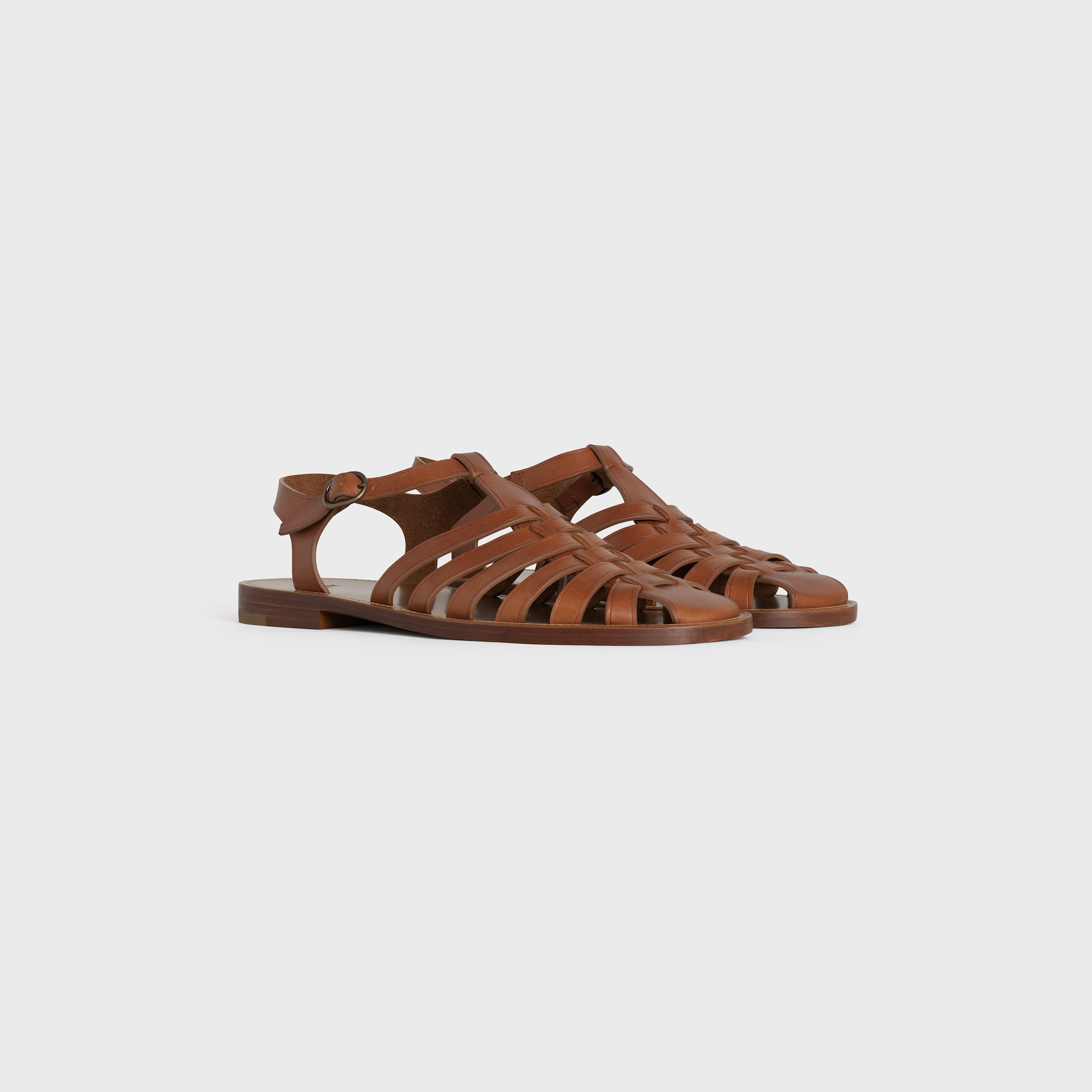 CELINE LERINS SANDAL IN VEGETAL CALFSKIN - 2