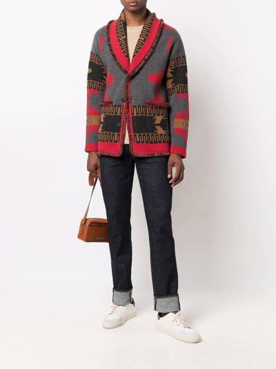 Alanui Icon jacquard cardigan outlook