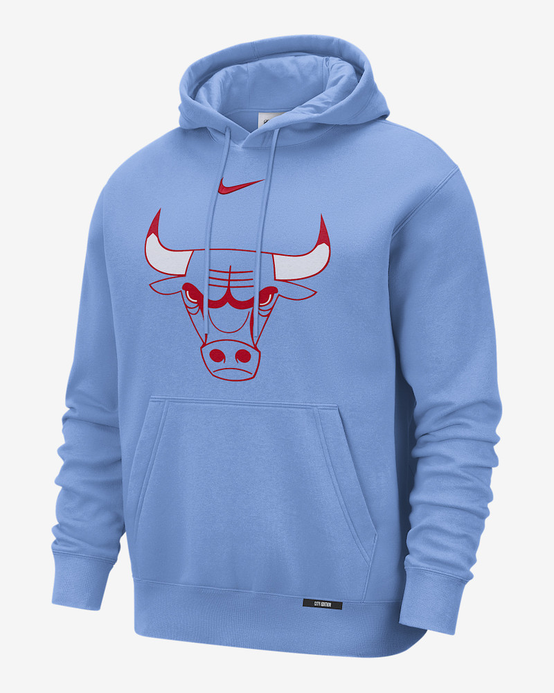 Chicago Bulls City Edition Men's Nike Club Hoodie 1