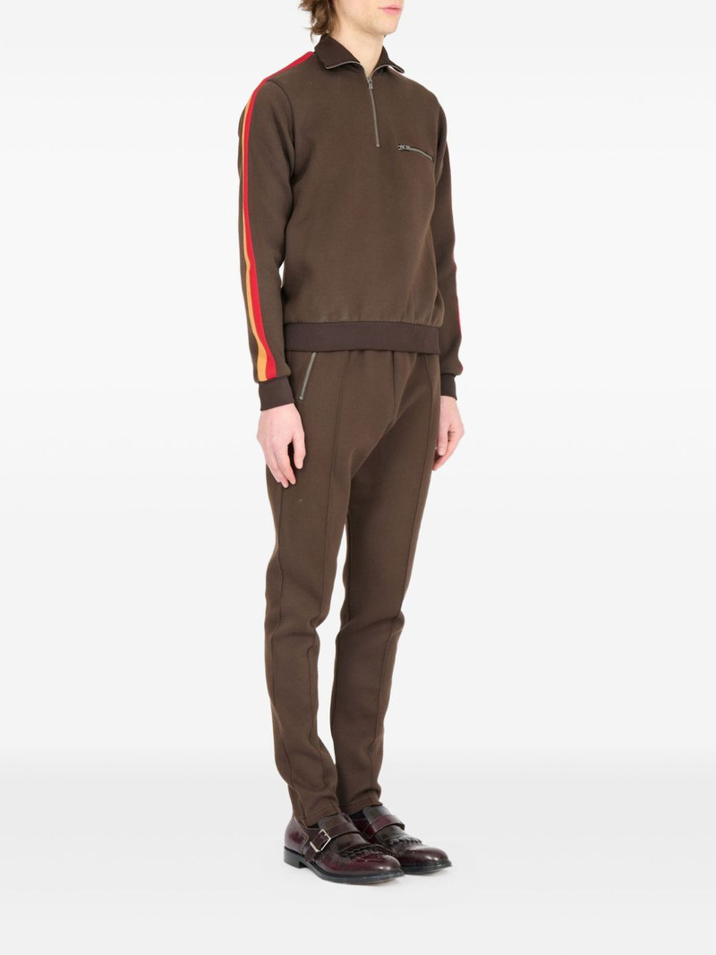 Maison Margiela zippered high-neck sweatshirt outlook