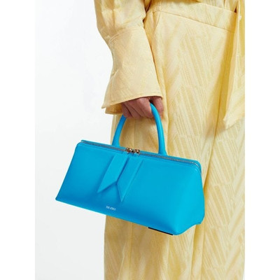 THE ATTICO Sunday turquoise elongated everyday bag outlook