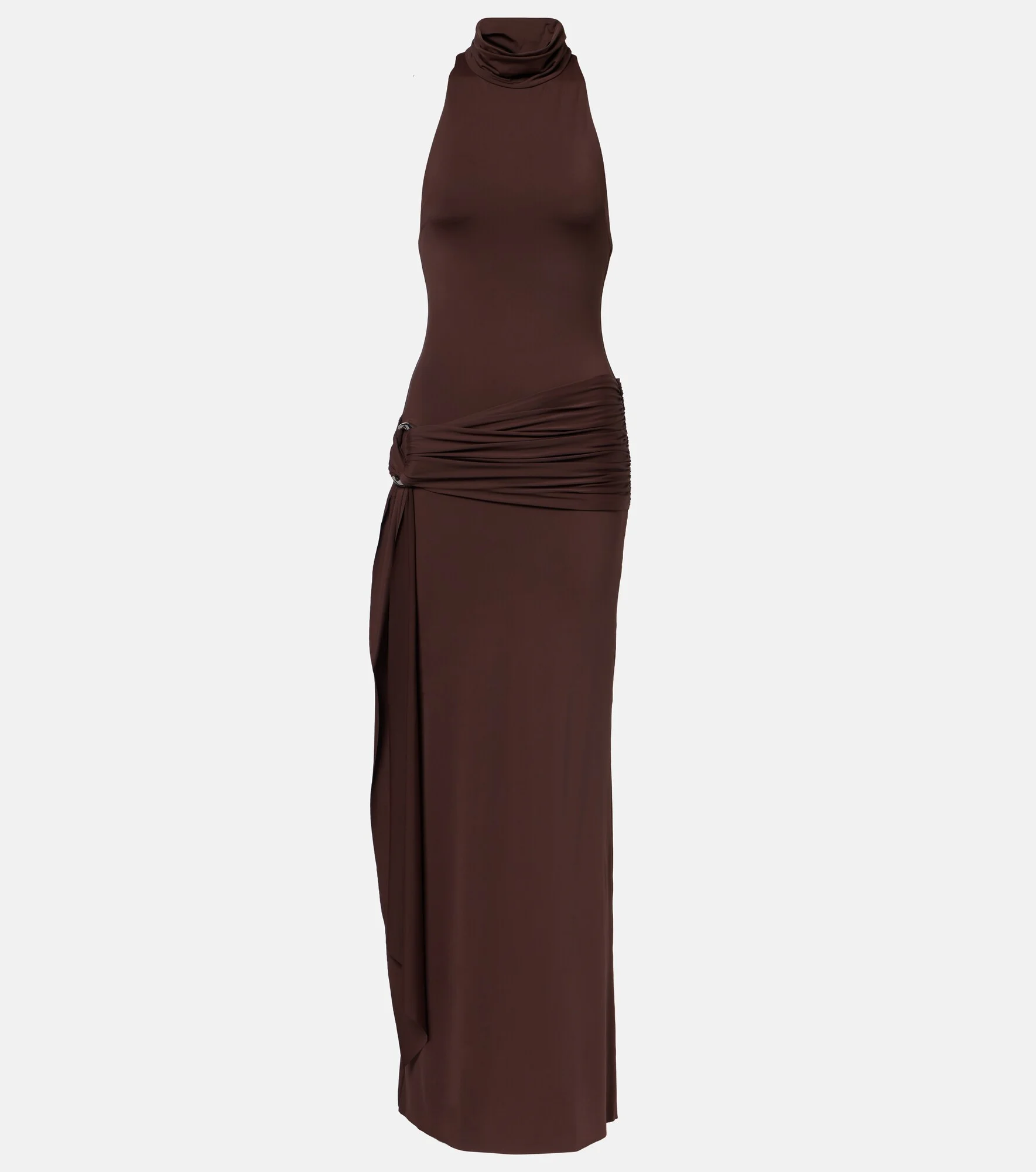 Aidana draped jersey maxi dress - 1