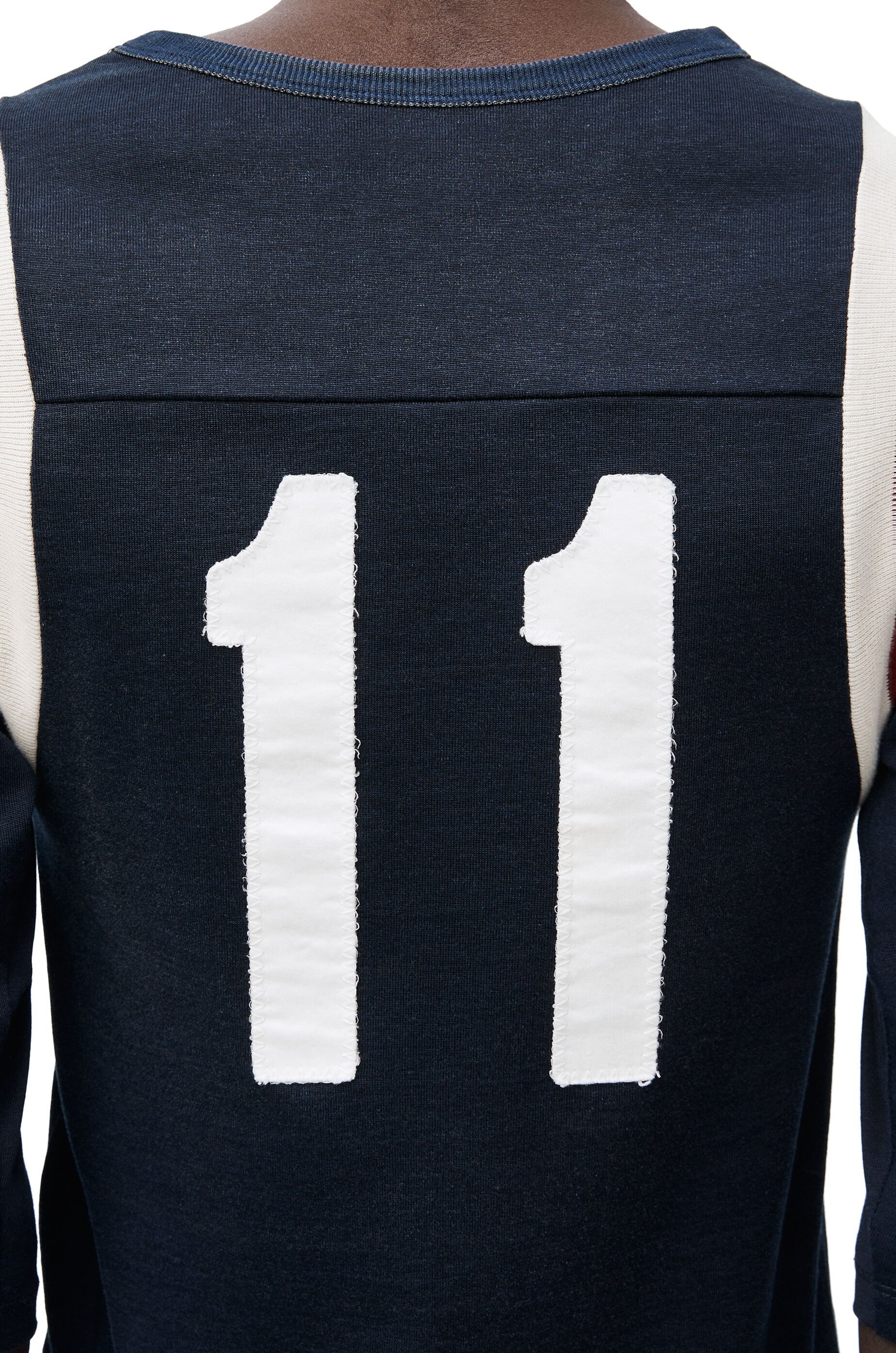 Slim fit T-shirt in cotton and viscose - 5