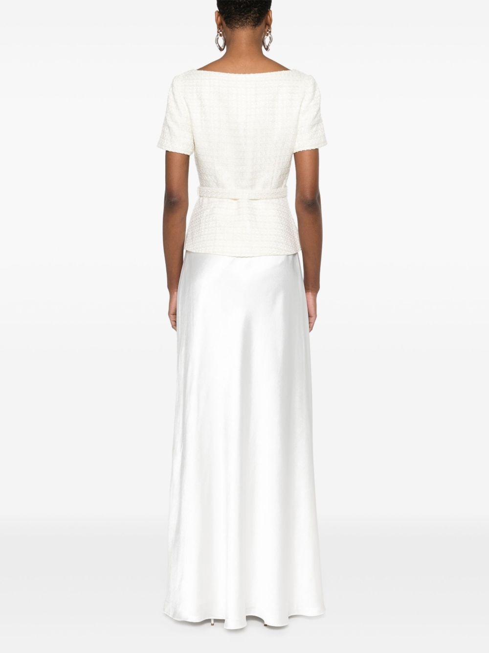 panelled maxi dress - 4