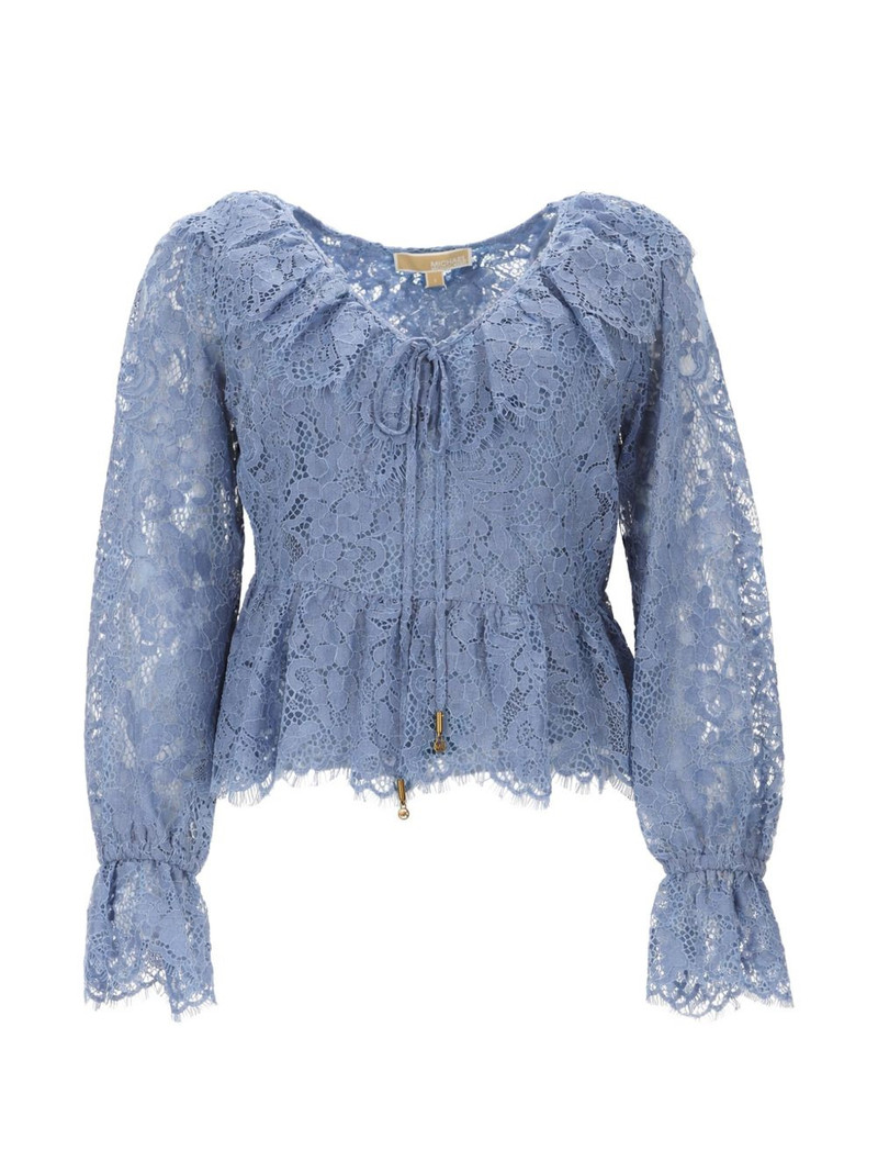 lace ruffled top 1