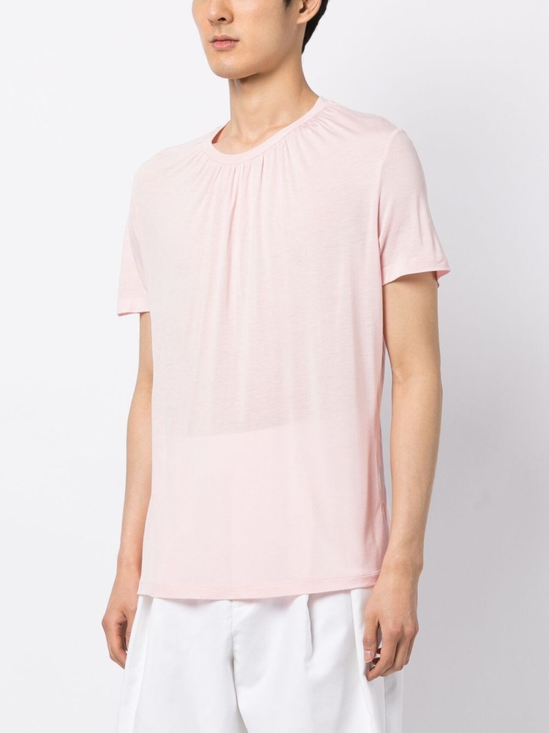 ruched-detail short-sleeve T-shirt 3