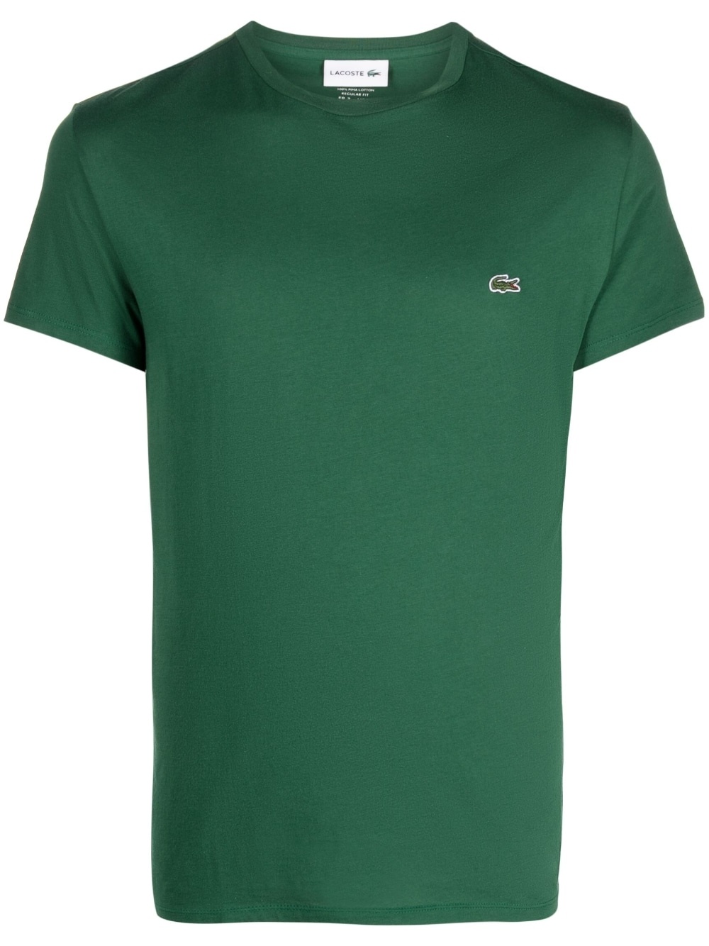logo-patch cotton T-shirt - 1