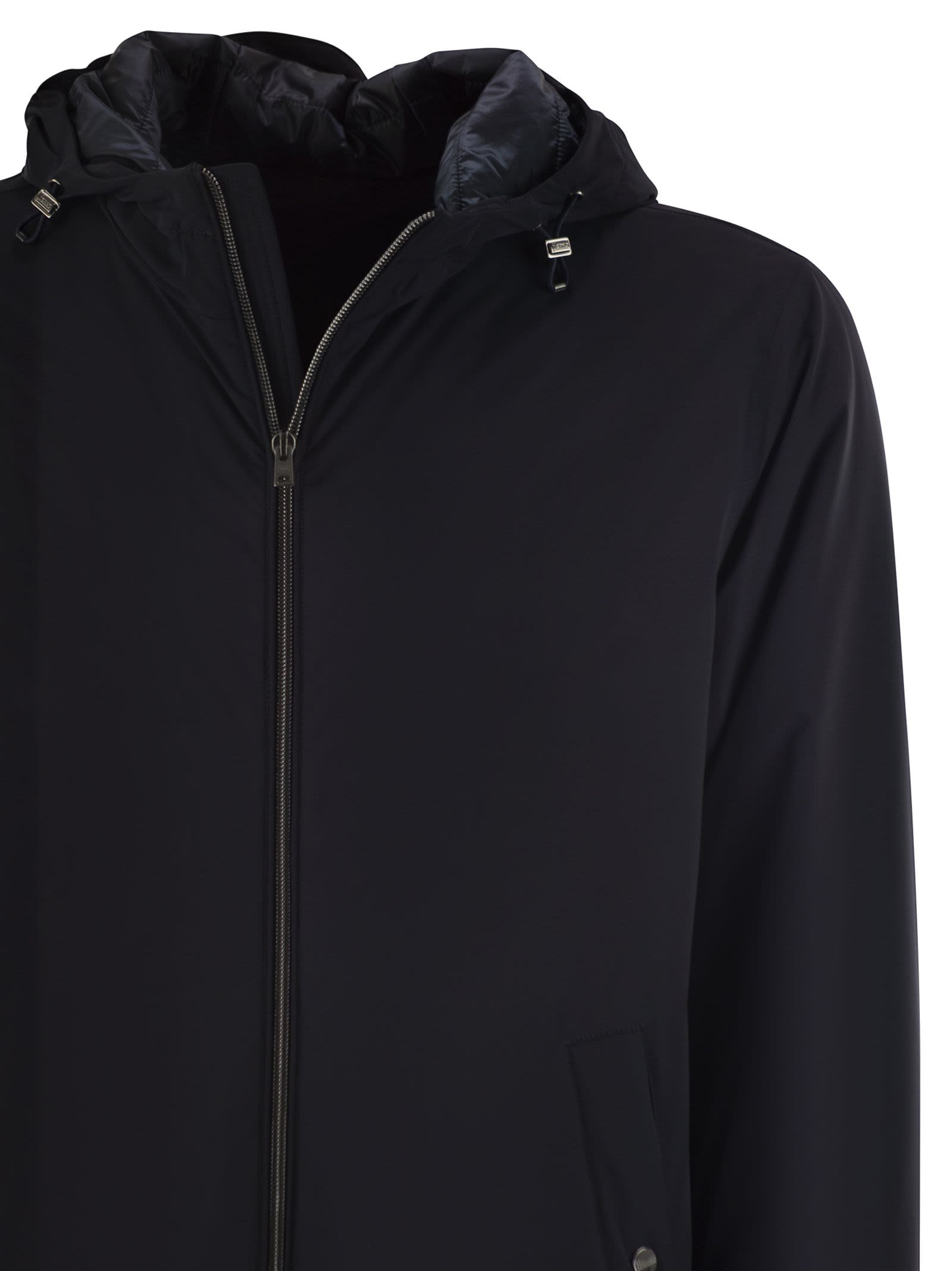 Herno Men Long Nylon Jacket - 4