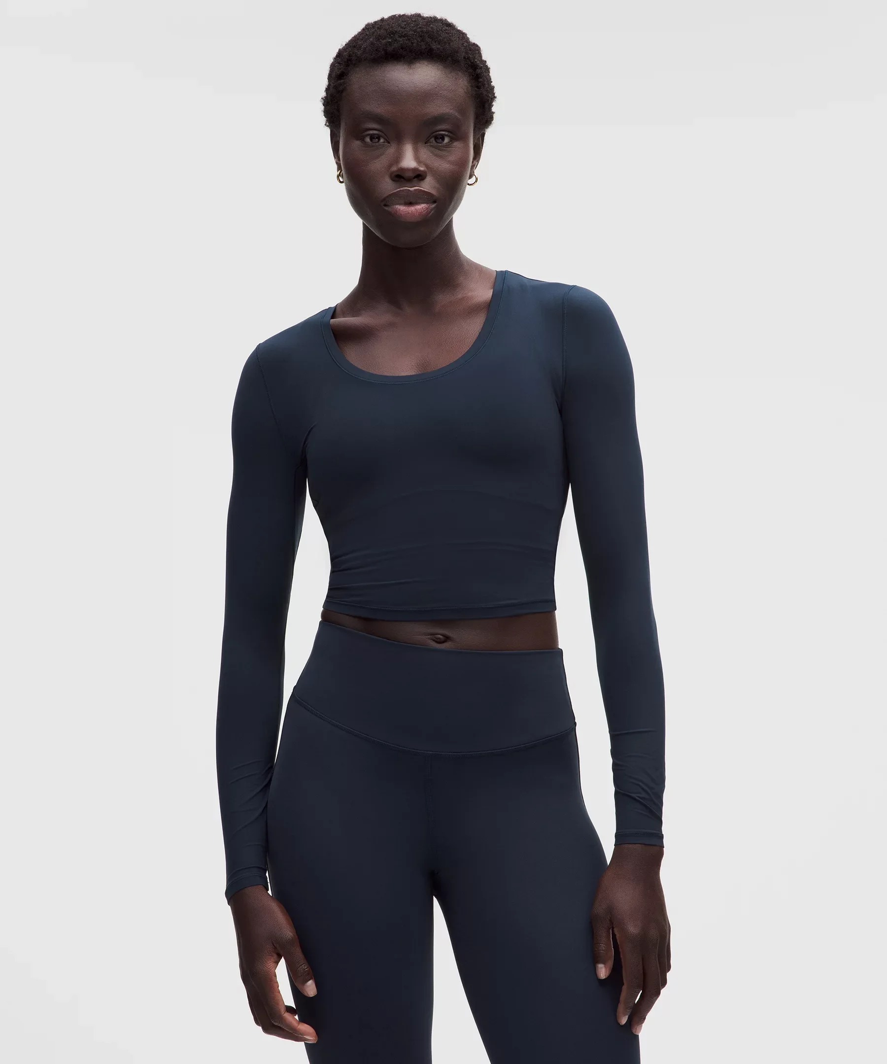 Unrestricted Power Cropped Long-Sleeve Shirt - 1