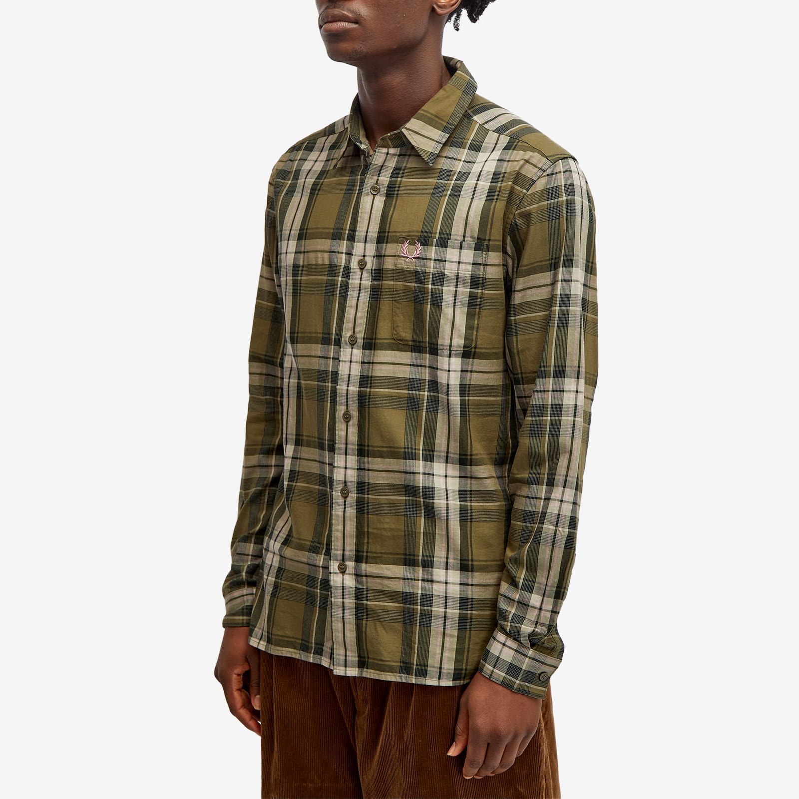 Fred perry tartan shirt dress clearance