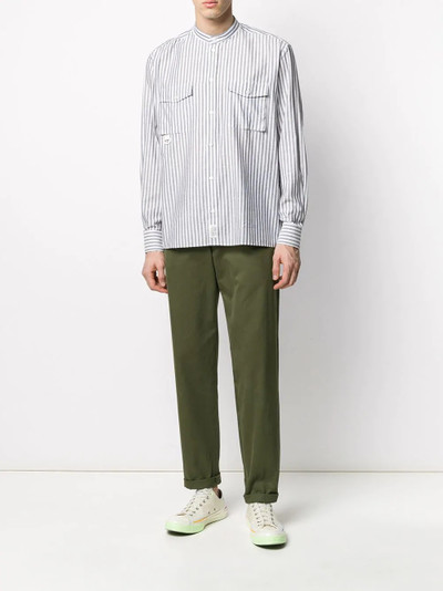 Golden Goose striped button-up shirt outlook