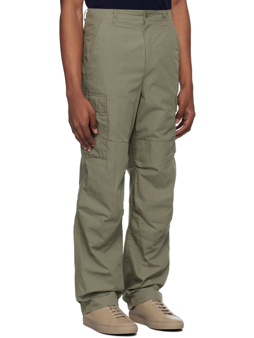 Khaki Lightweight Cargo Pants - 2