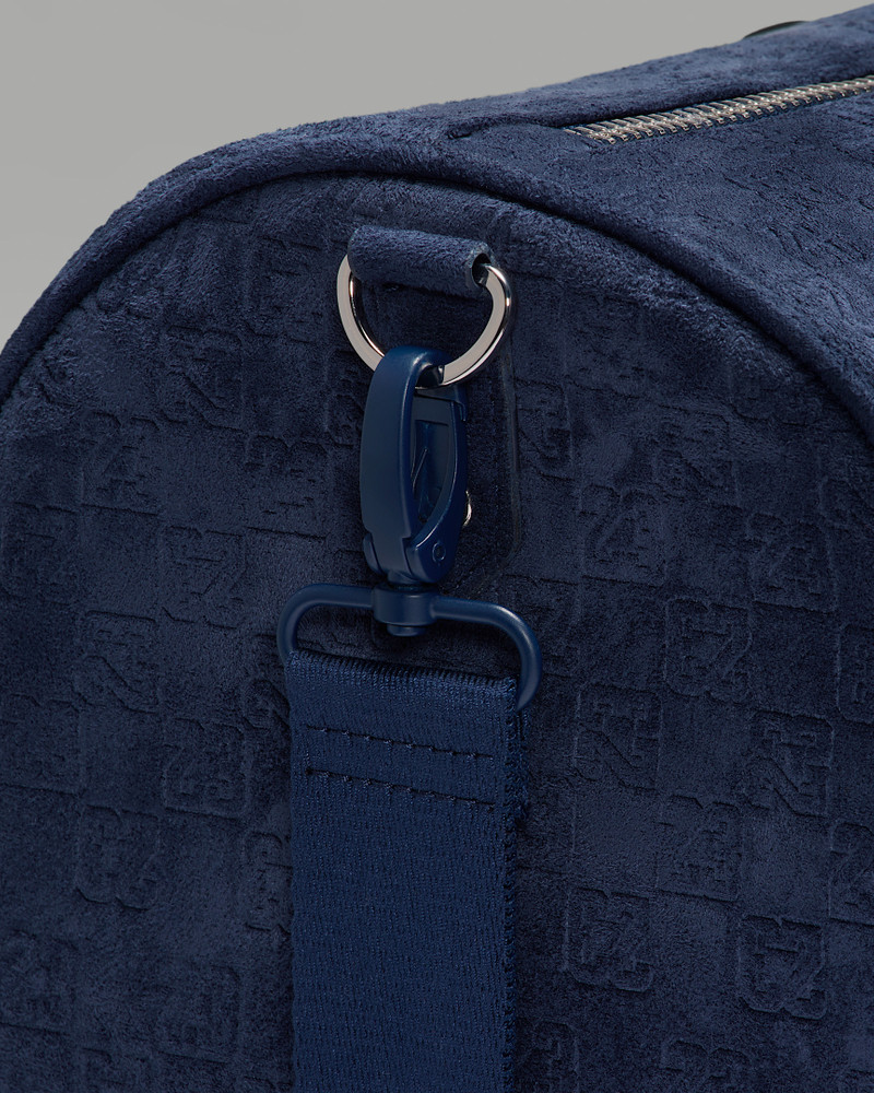 Jordan Suede Monogram Duffel (40L) 6