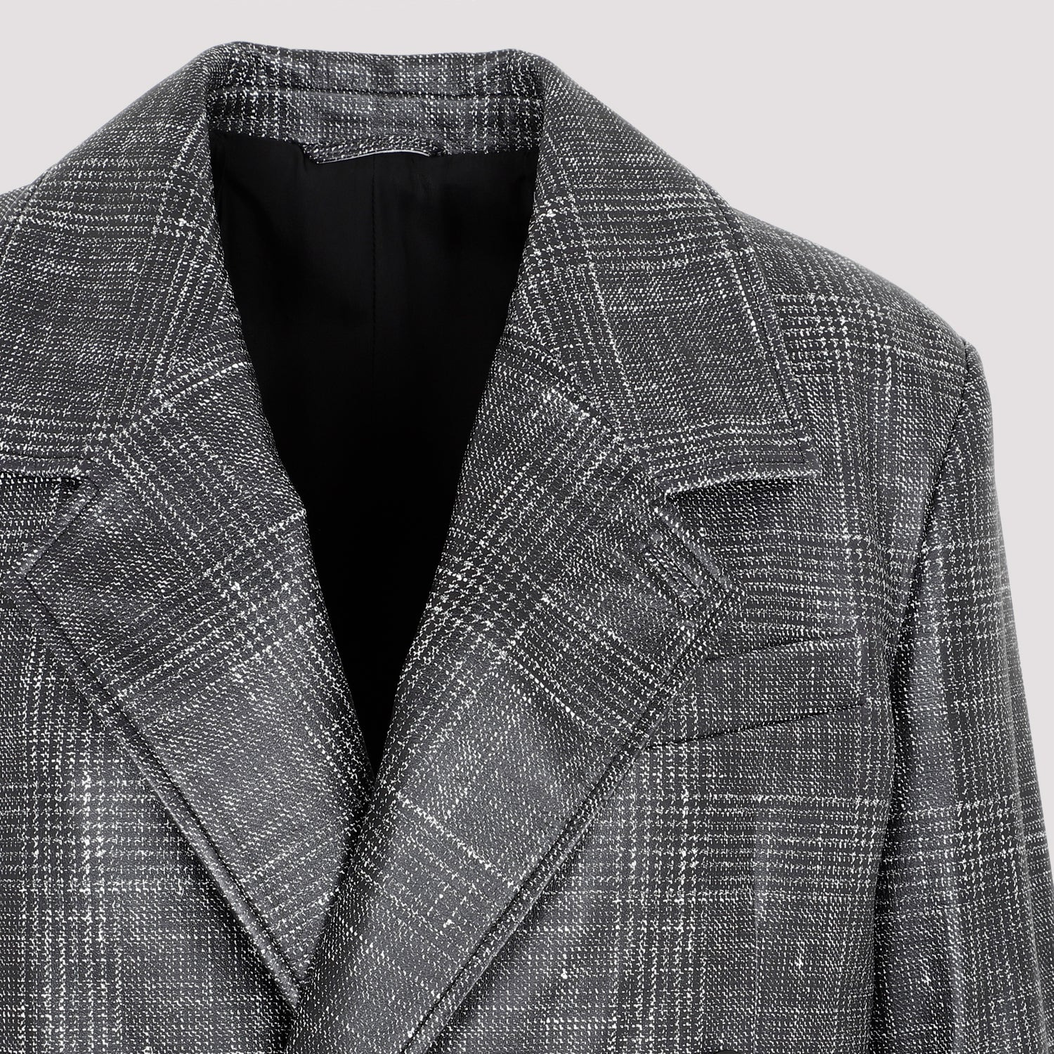 Bottega Veneta Printed Leather Jacket Women - 4