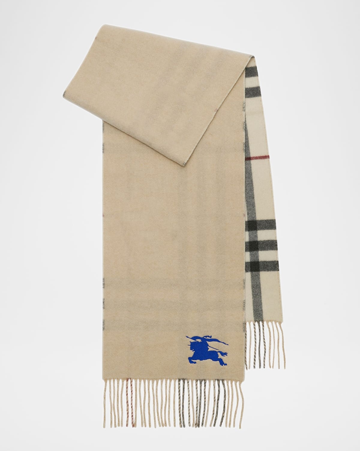 Giant Check Cashmere Scarf - 2