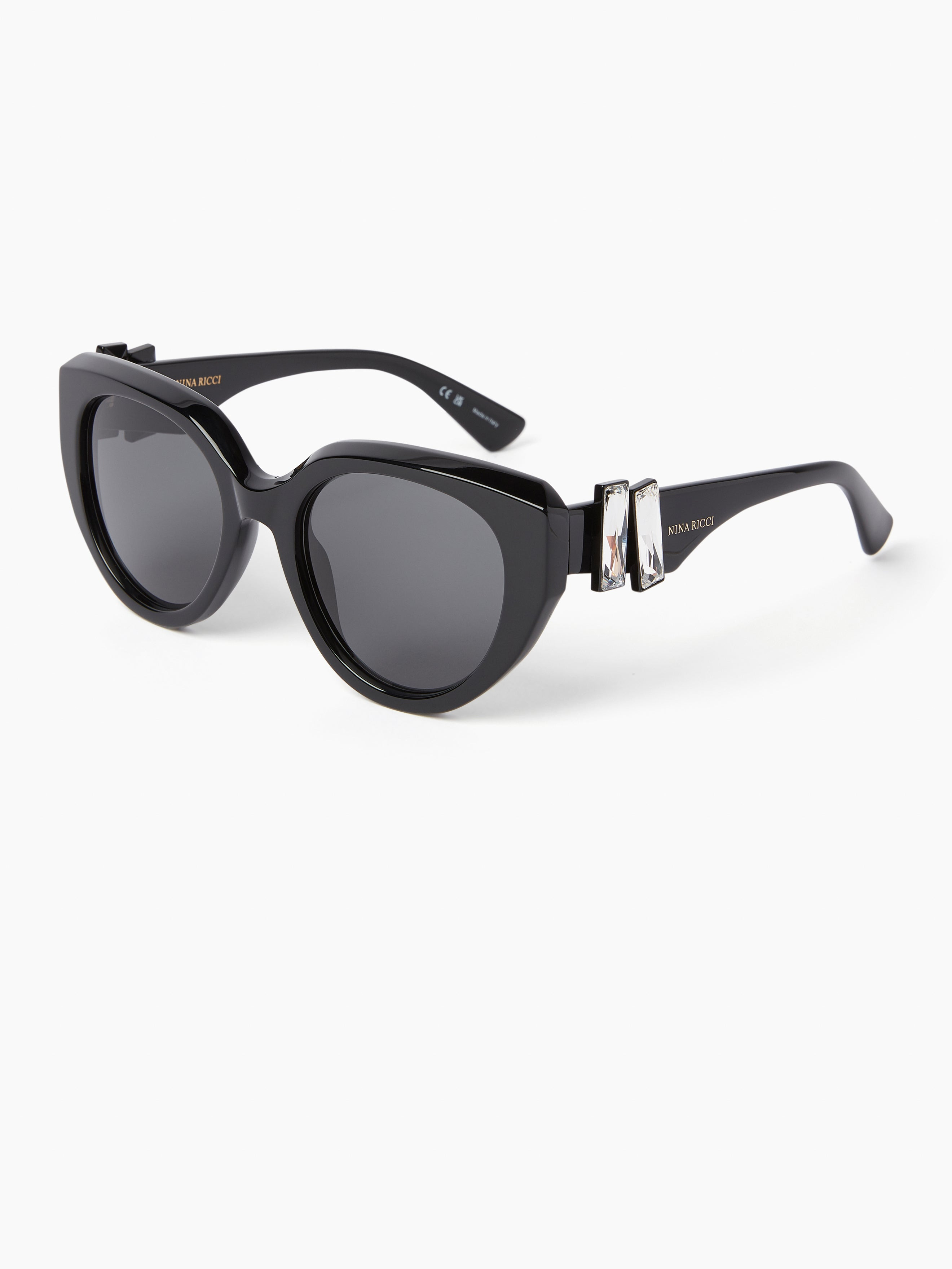 WAVES ROUND BLACK SUNGLASSES - 10
