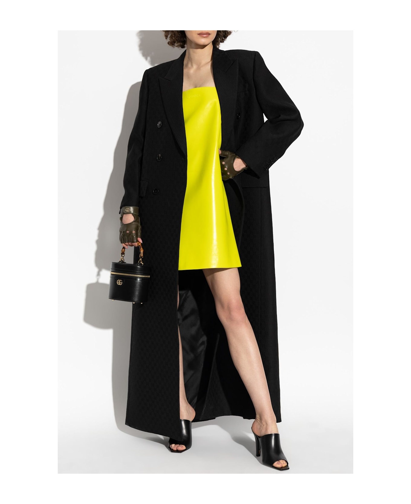Gucci Double-breasted Coat With Gg Pattern - 2