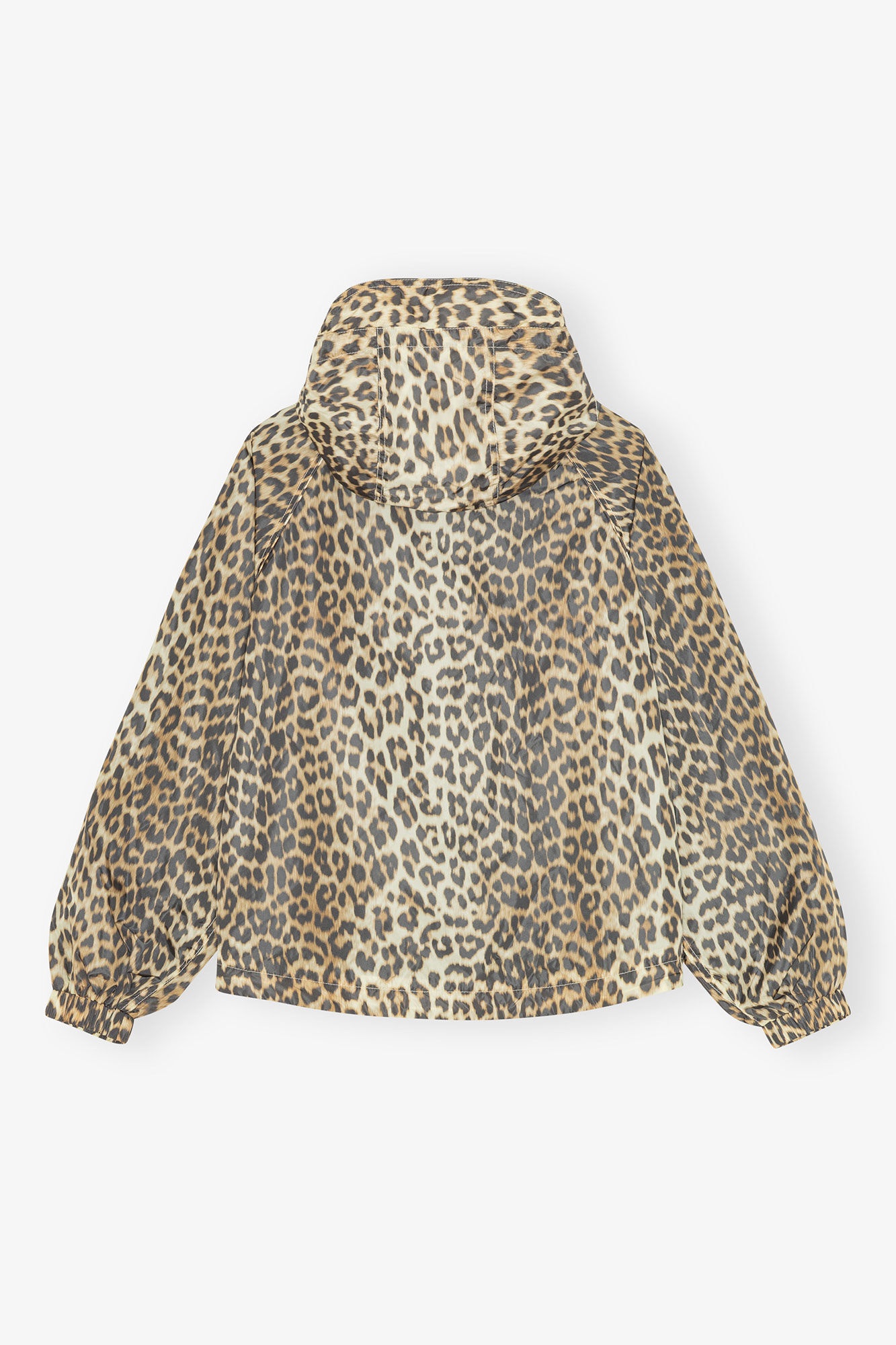LEOPARD PRINT NYLON JACKET - 6