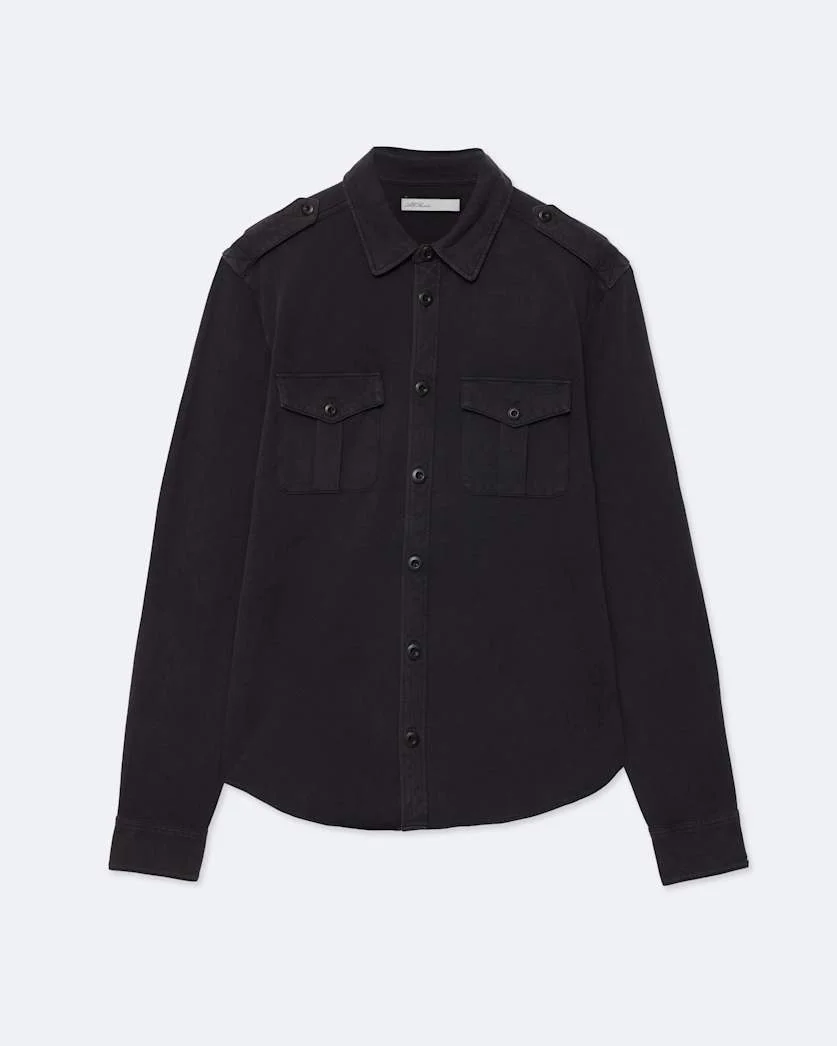 FOLEY REGULAR-FIT MILITARY SHIRT - 1