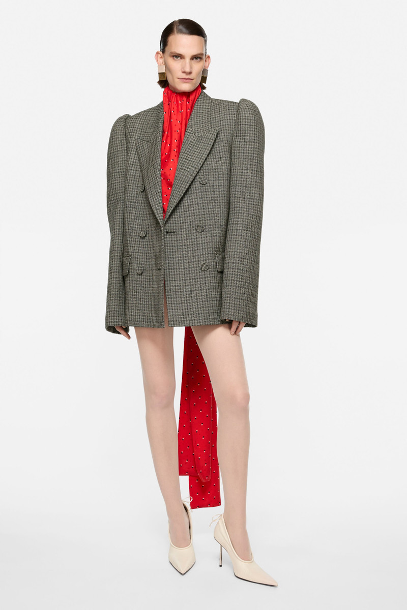 Acne Studios Double-breasted suit jacket - Black/white outlook