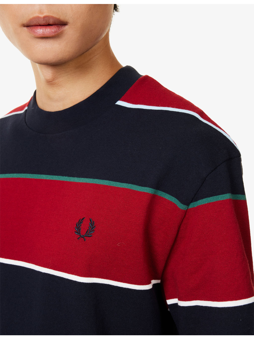 Striped Relaxed-Fit Cotton T-Shirt - 5