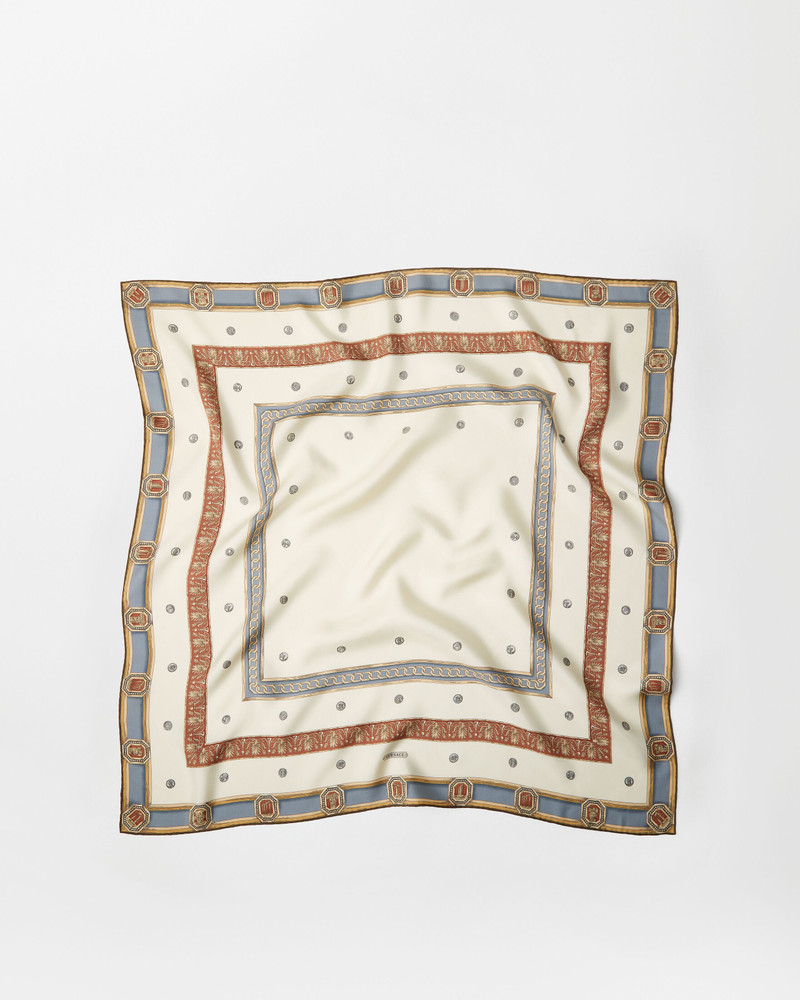 Printed Silk Twill Scarf 90 cm 1