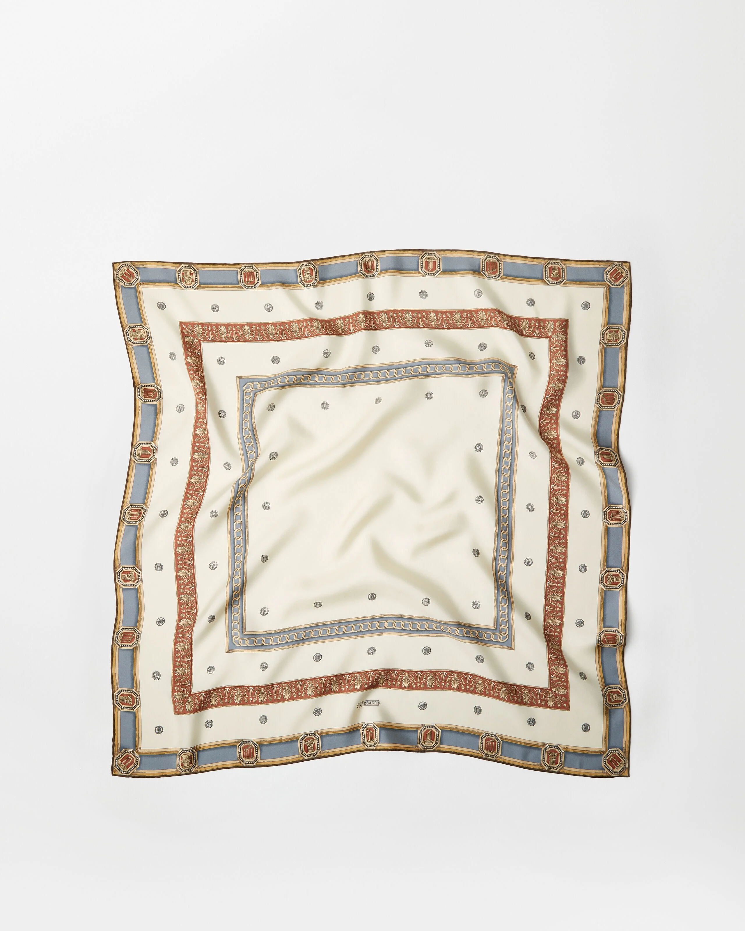 Printed Silk Twill Scarf 90 cm - 1