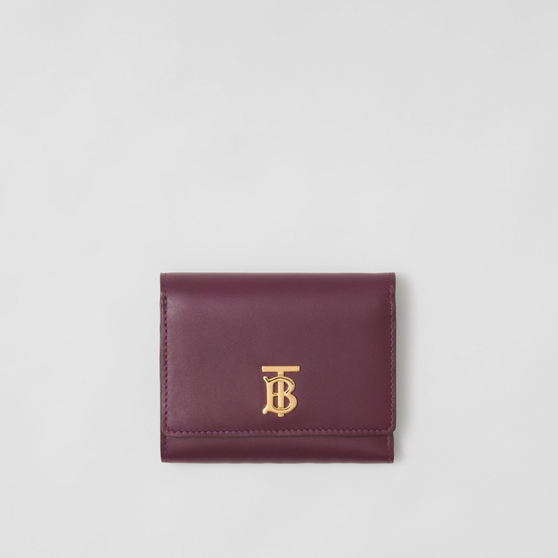Small Monogram Motif Leather Folding Wallet 1