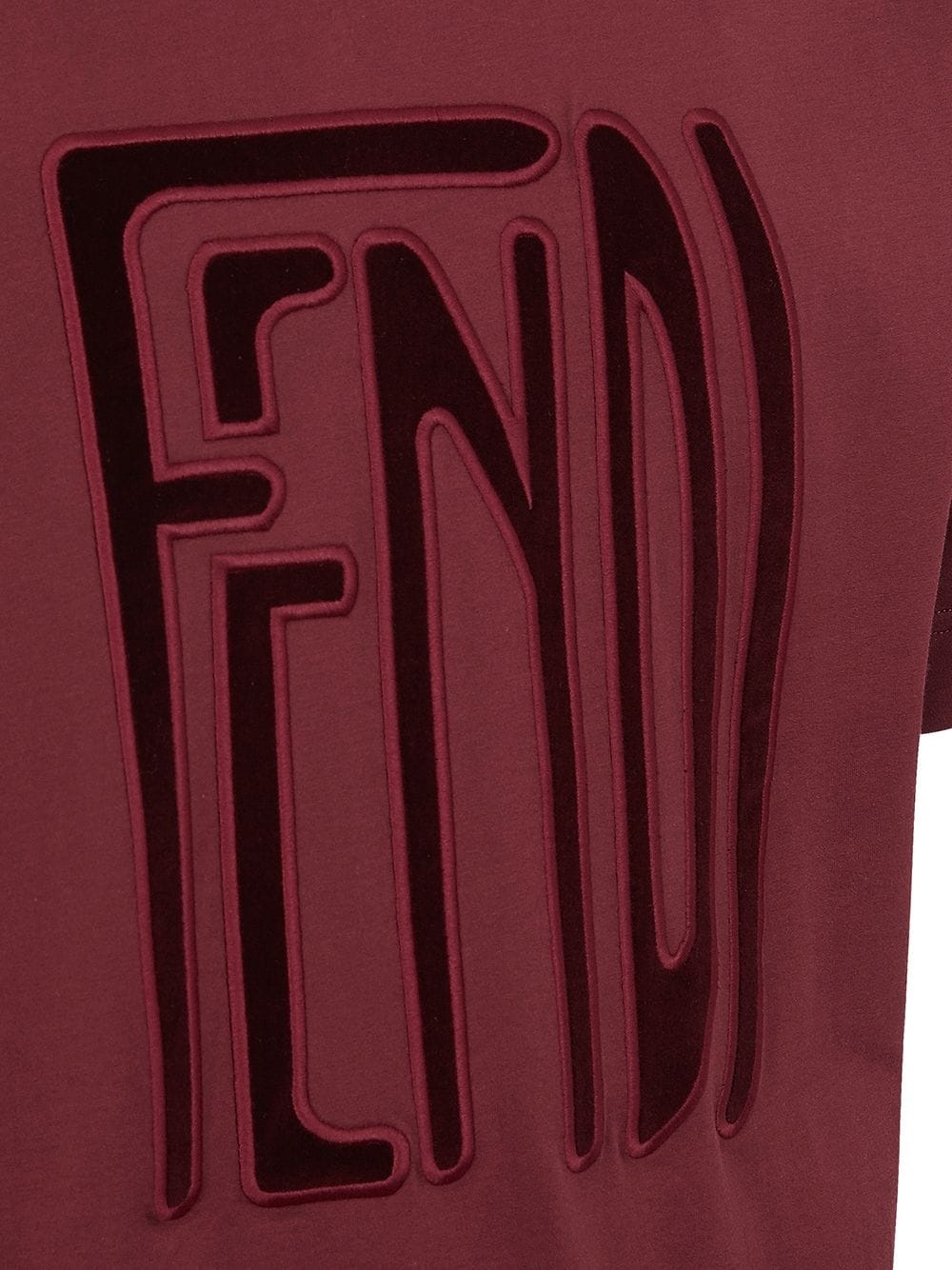 FENDI CODE lettered T-shirt - 3