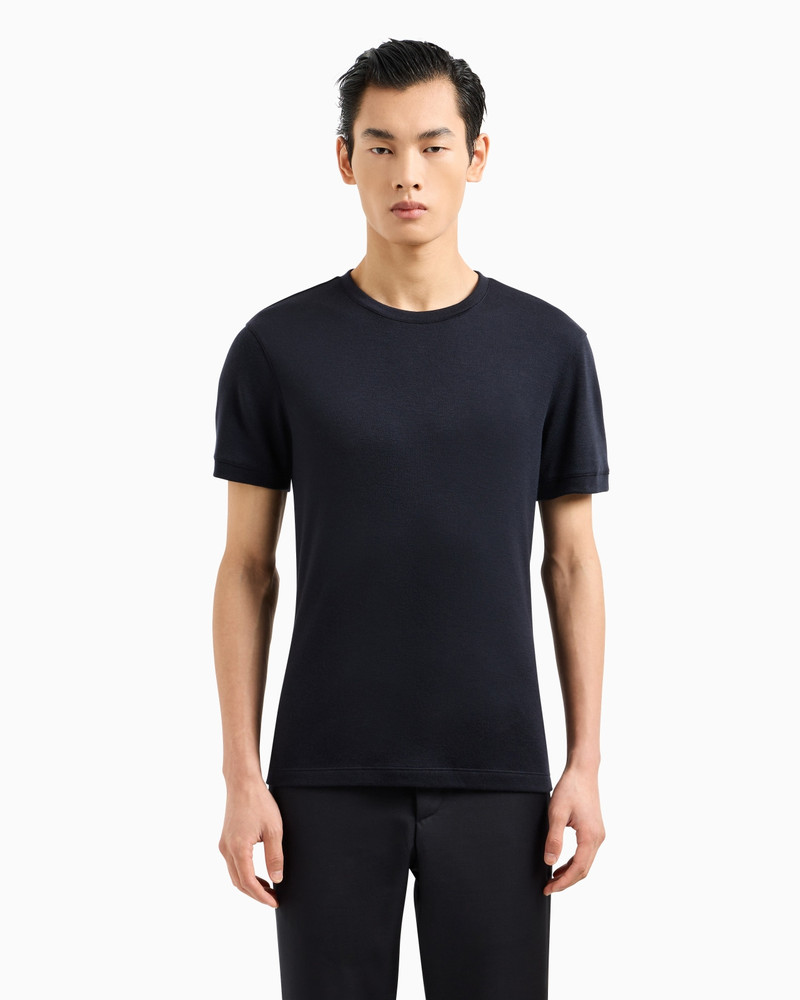 GIORGIO ARMANI SHORT-SLEEVED CASHMERE ICON JUMPER outlook