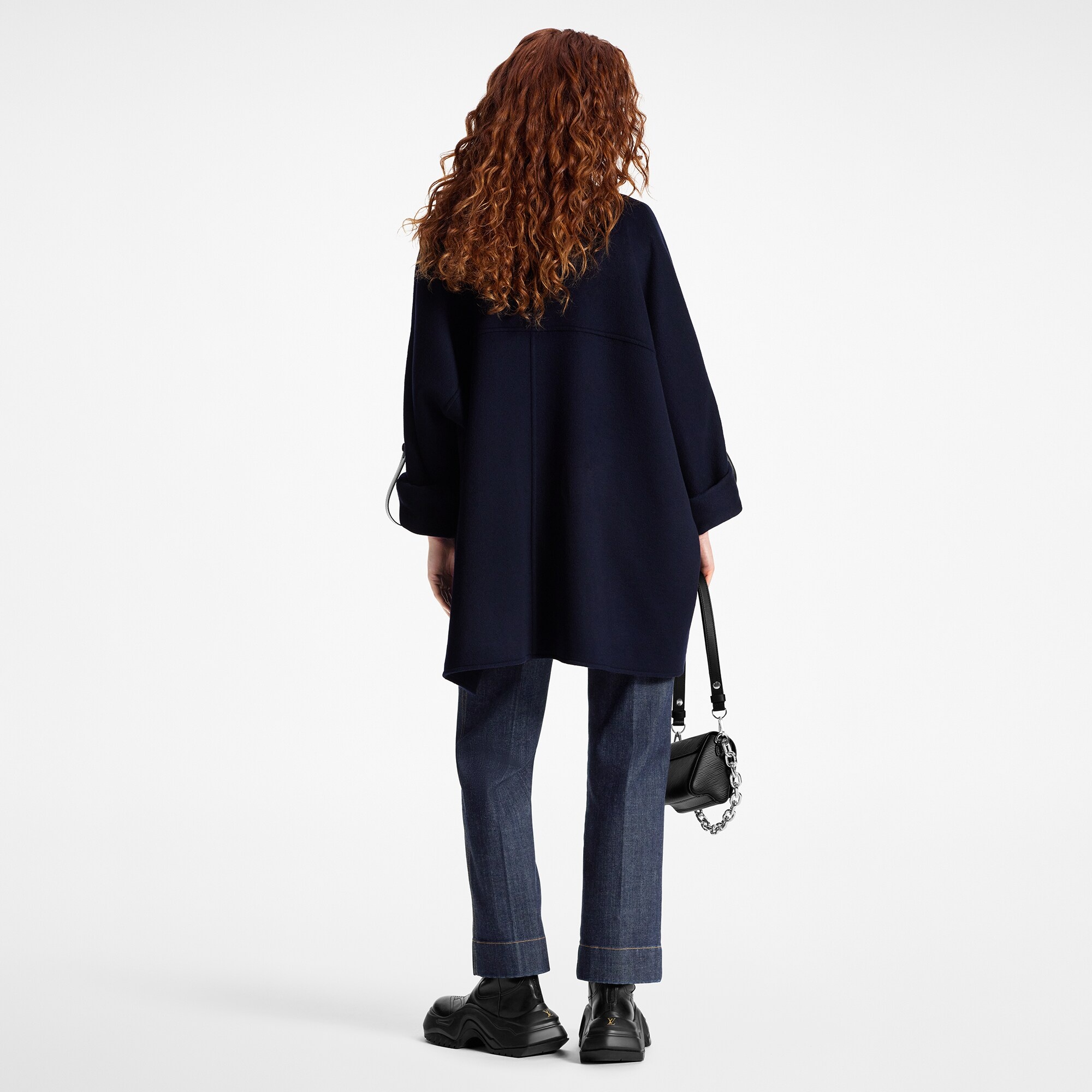 Boxy Button-Up Coat - 3