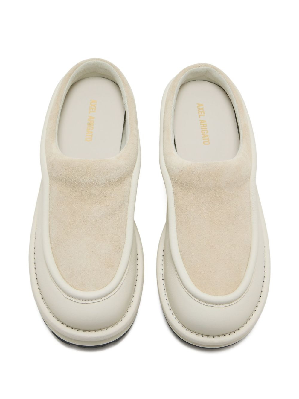 slip-on suede-leather mules - 2