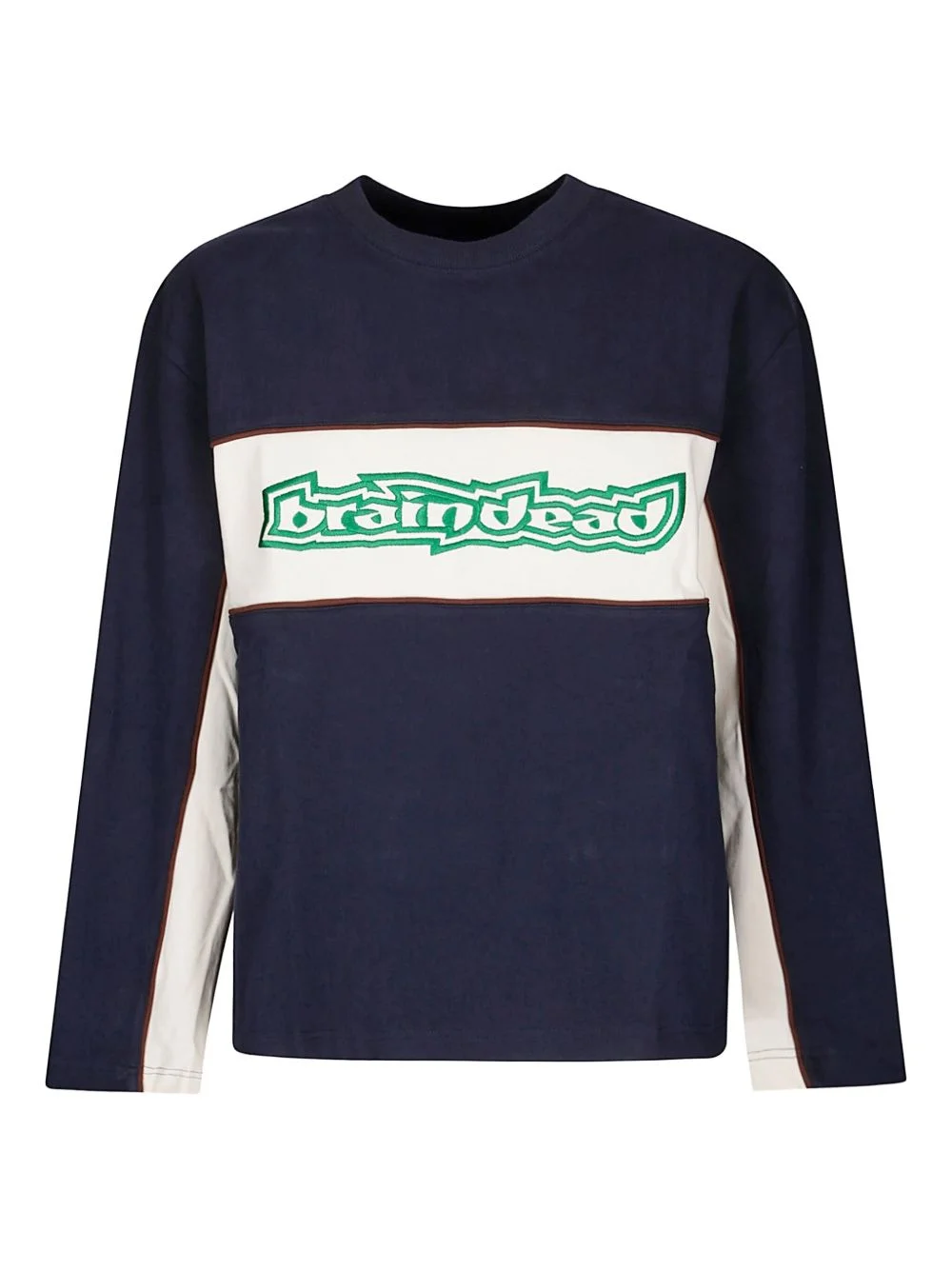 long-embroidered sweatshirt - 1