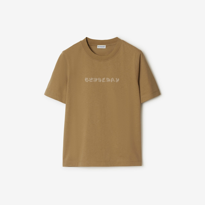 Paisley Logo Cotton T-shirt 1