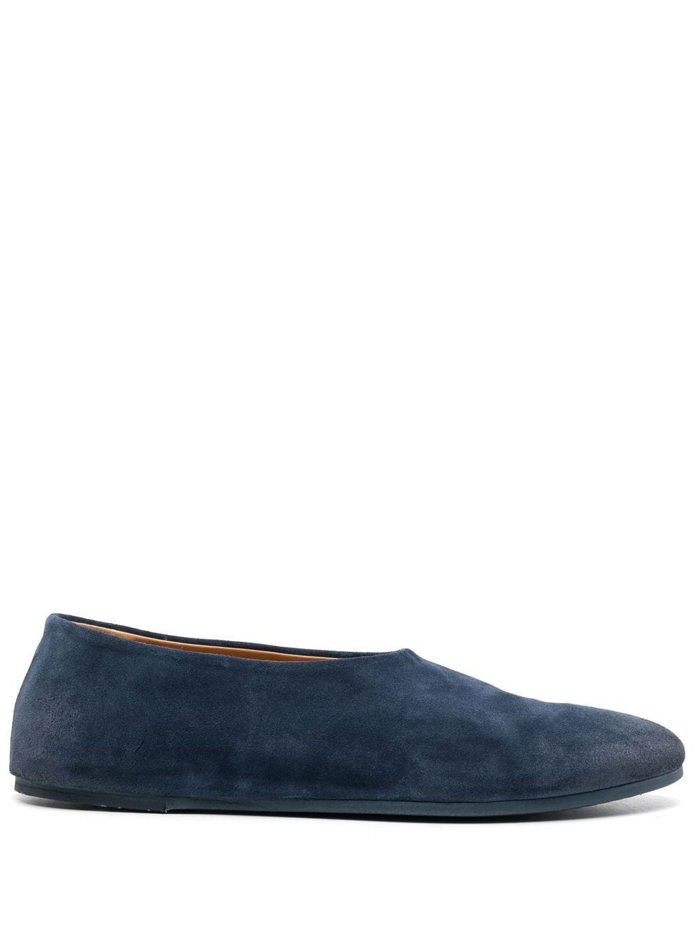 suede-leather slip-on loafers - 1